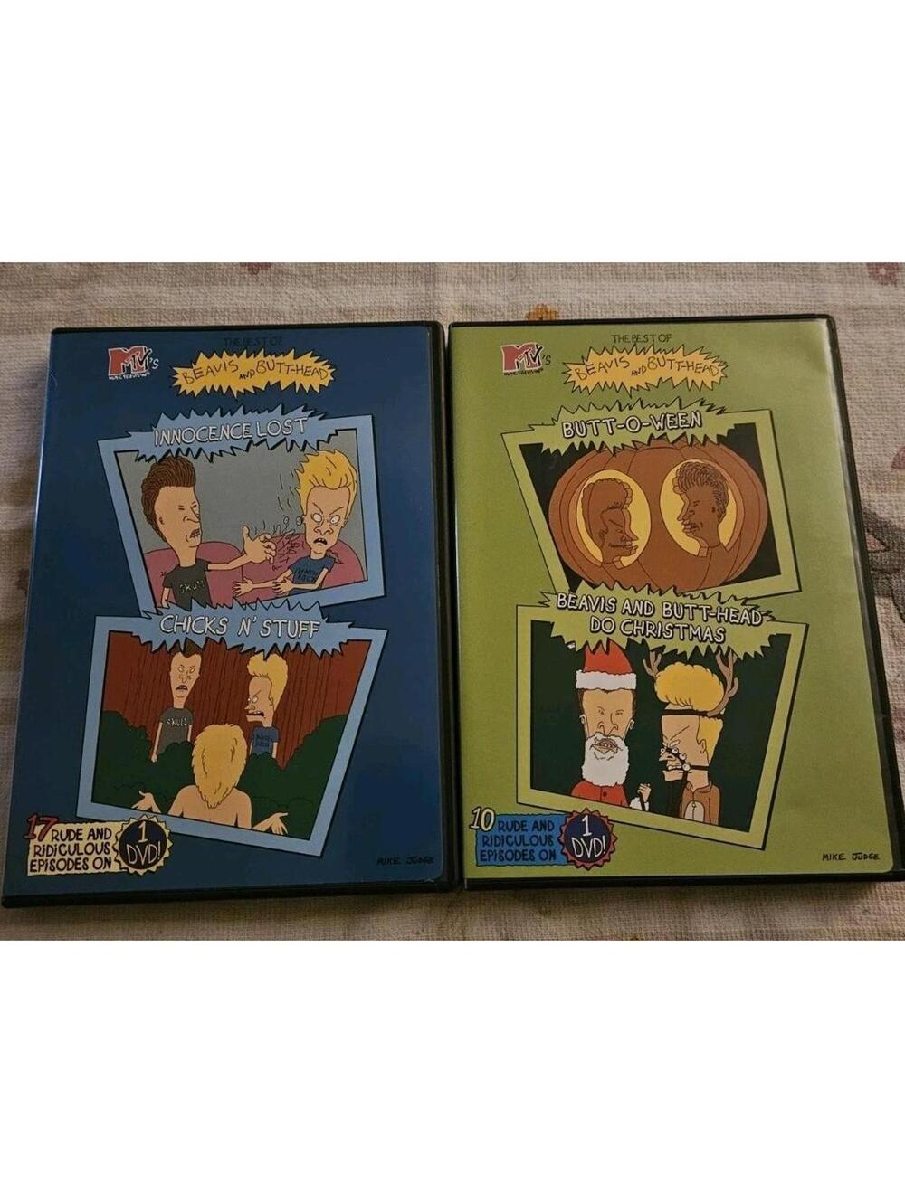 MTV The Best Of Beavis and Butthead 27 Episodes Dvd Lot